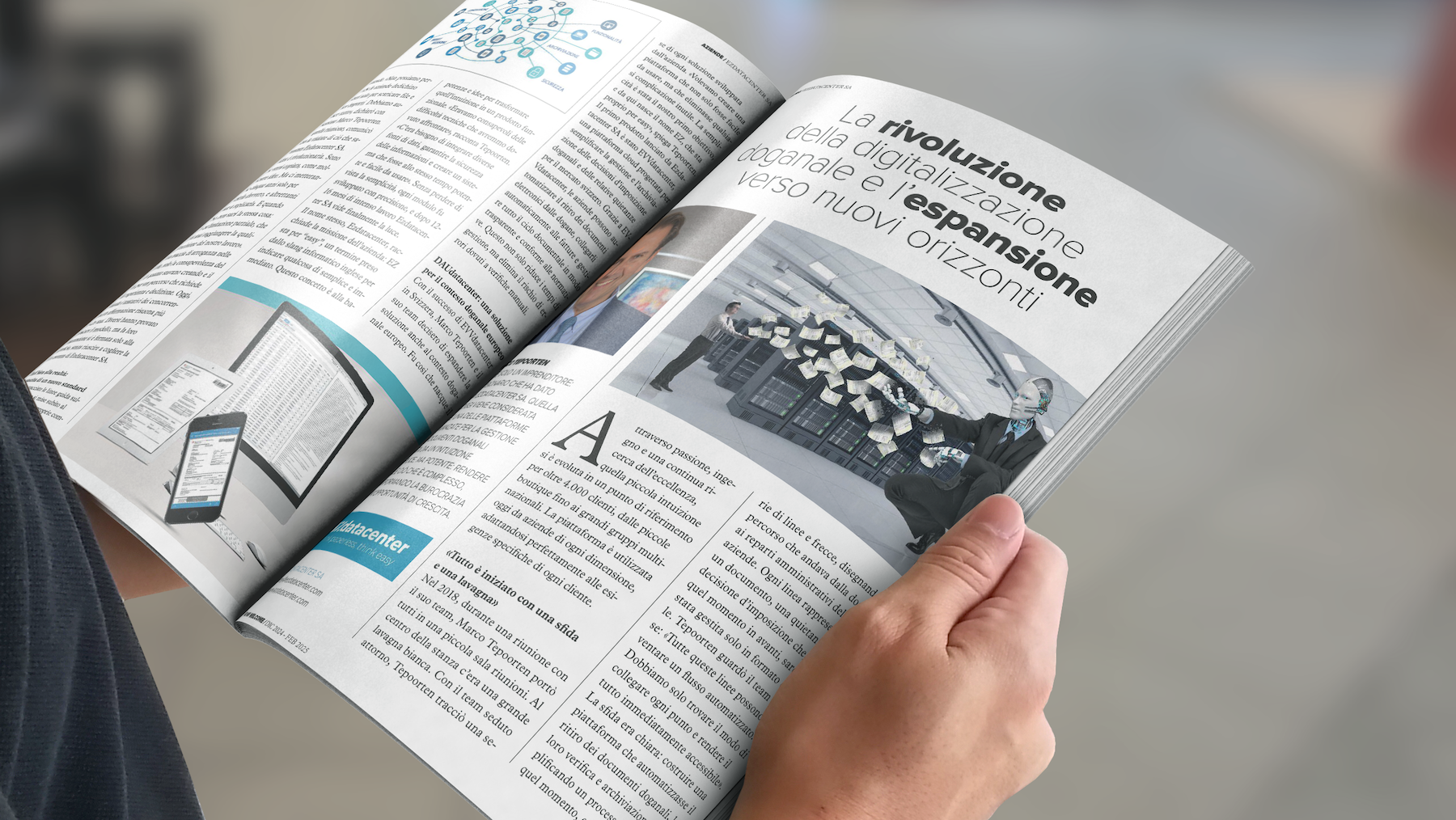 Ezdatacenter SA. La rivoluzione della digitalizzazione doganale